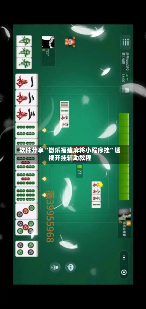 软件分享“微乐福建麻将小程序挂”透视开挂辅助教程