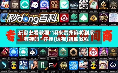 玩家必看教程“闲来贵州麻将到底有挂吗”开挂(透视)辅助教程