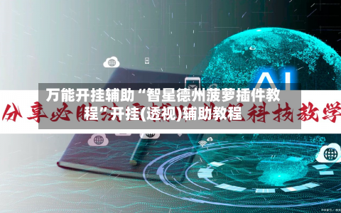 万能开挂辅助“智星德州菠萝插件教程”开挂(透视)辅助教程