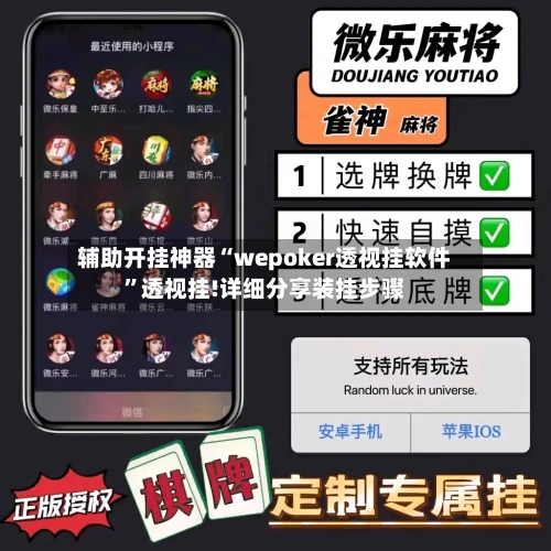 辅助开挂神器“wepoker透视挂软件”透视挂!详细分享装挂步骤