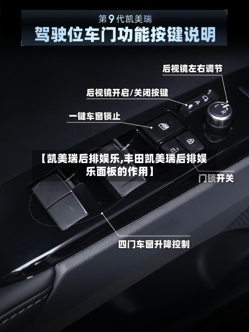 【凯美瑞后排娱乐,丰田凯美瑞后排娱乐面板的作用】