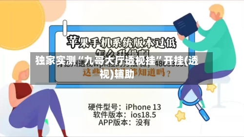 独家实测“九哥大厅透视挂”开挂(透视)辅助