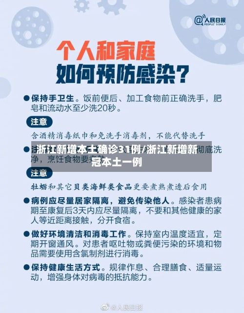 浙江新增本土确诊31例/浙江新增新冠本土一例