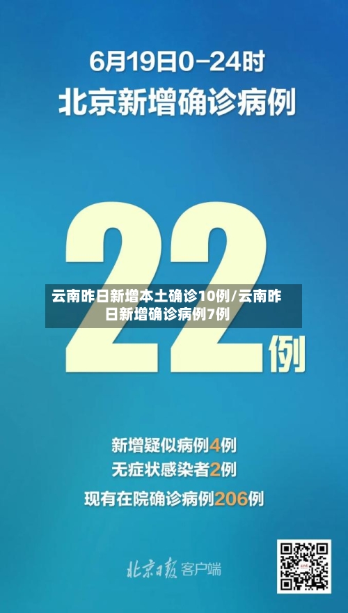 云南昨日新增本土确诊10例/云南昨日新增确诊病例7例