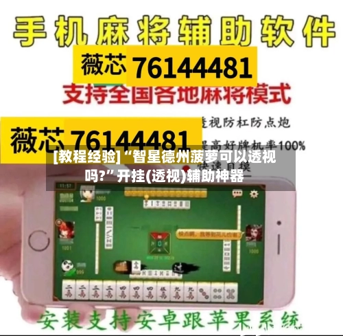 [教程经验]“智星德州菠萝可以透视吗?”开挂(透视)辅助神器