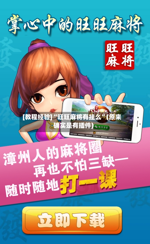 [教程经验]“旺旺麻将有挂么”(原来确实是有插件)