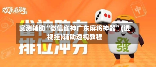 实测辅助“微信雀神广东麻将神器”(透视挂)辅助透视教程