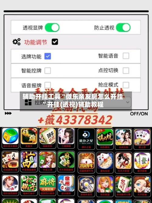 辅助开挂工具“微乐亲友房怎么开挂”开挂(透视)辅助教程