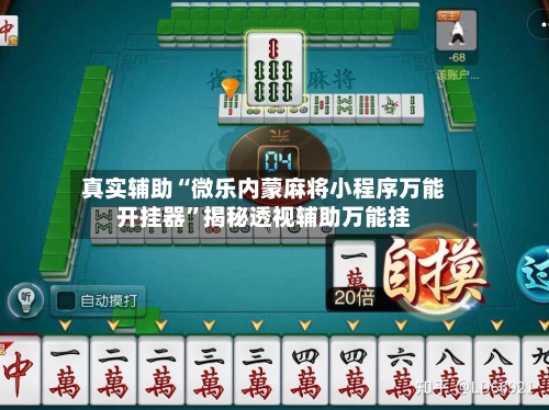 真实辅助“微乐内蒙麻将小程序万能开挂器”揭秘透视辅助万能挂