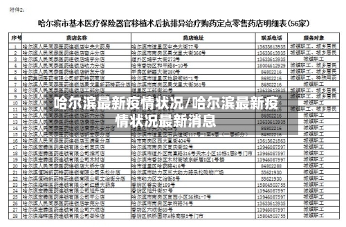 哈尔滨最新疫情状况/哈尔滨最新疫情状况最新消息