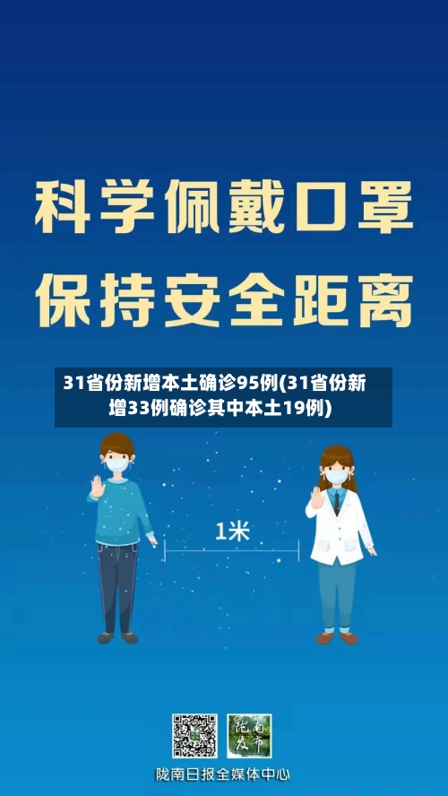 31省份新增本土确诊95例(31省份新增33例确诊其中本土19例)