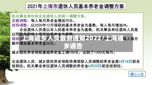 上海返乡人员最新通知2022/上海返乡通告