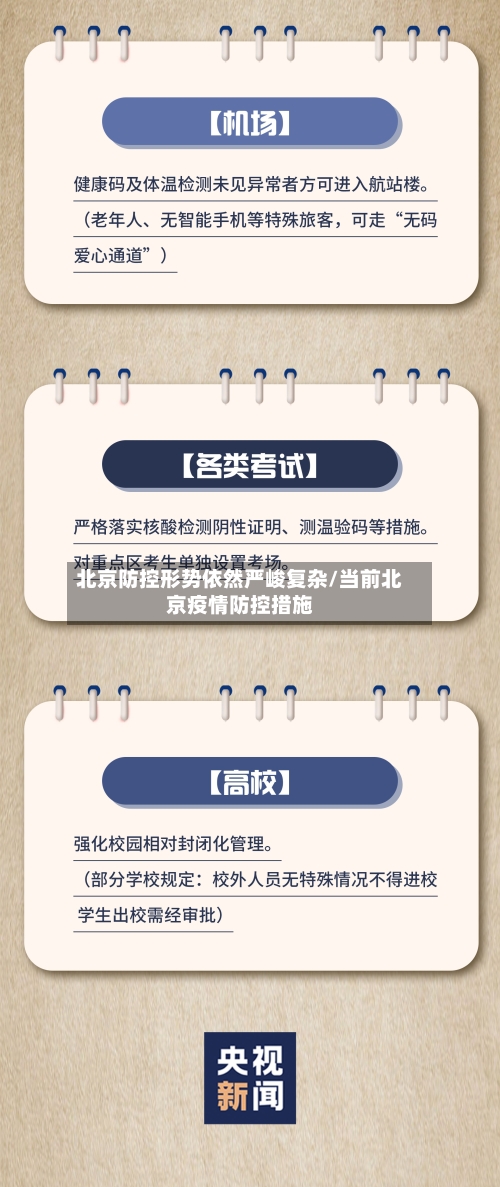 北京防控形势依然严峻复杂/当前北京疫情防控措施