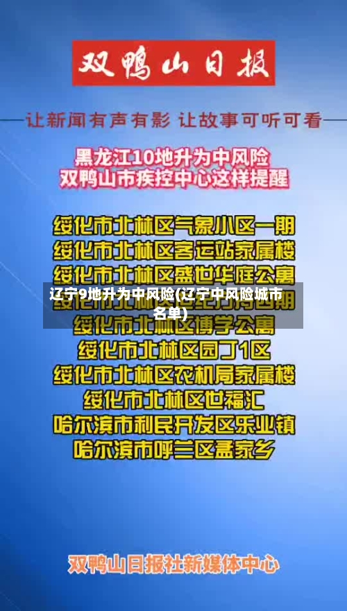 辽宁9地升为中风险(辽宁中风险城市名单)