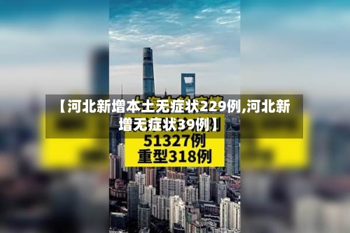 【河北新增本土无症状229例,河北新增无症状39例】