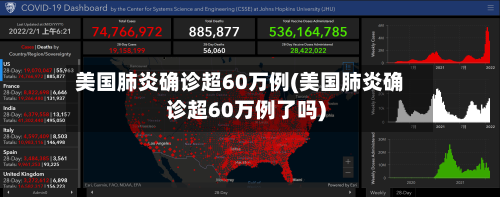 美国肺炎确诊超60万例(美国肺炎确诊超60万例了吗)