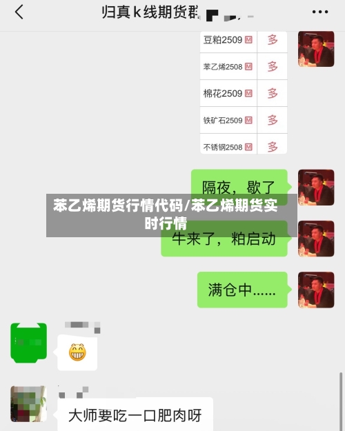 苯乙烯期货行情代码/苯乙烯期货实时行情