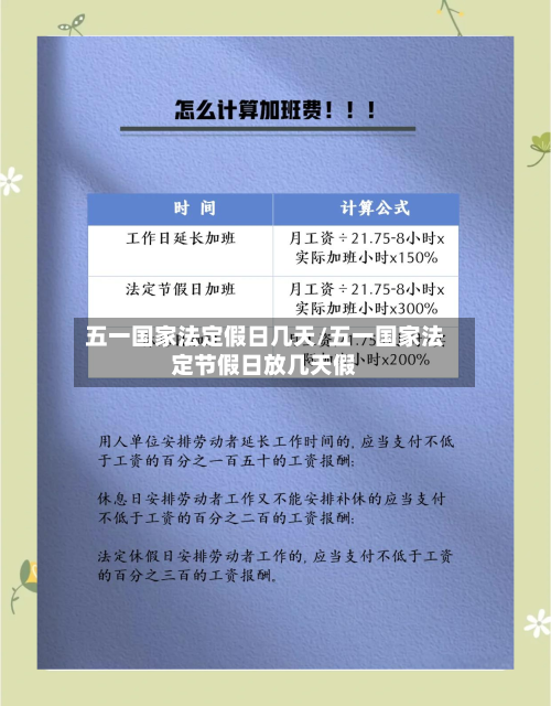 五一国家法定假日几天/五一国家法定节假日放几天假