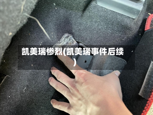 凯美瑞惨烈(凯美瑞事件后续)