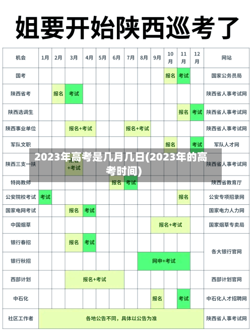 2023年高考是几月几日(2023年的高考时间)